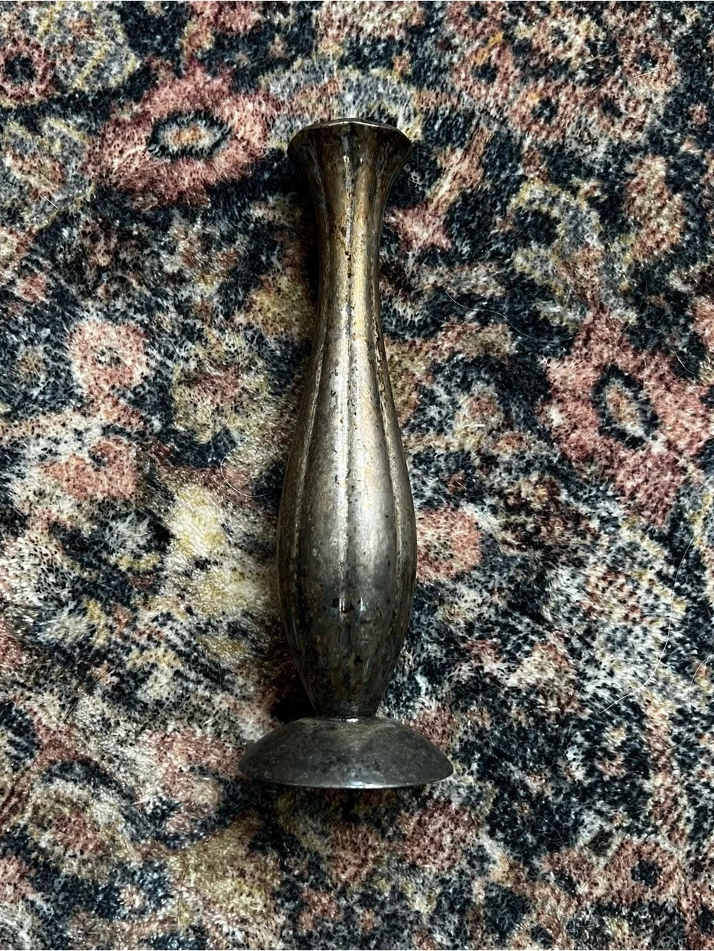 Vintage Silver Plated Bud Vase